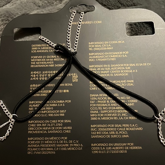 Silver chain headpiece jewelry - Picture 3 of 3